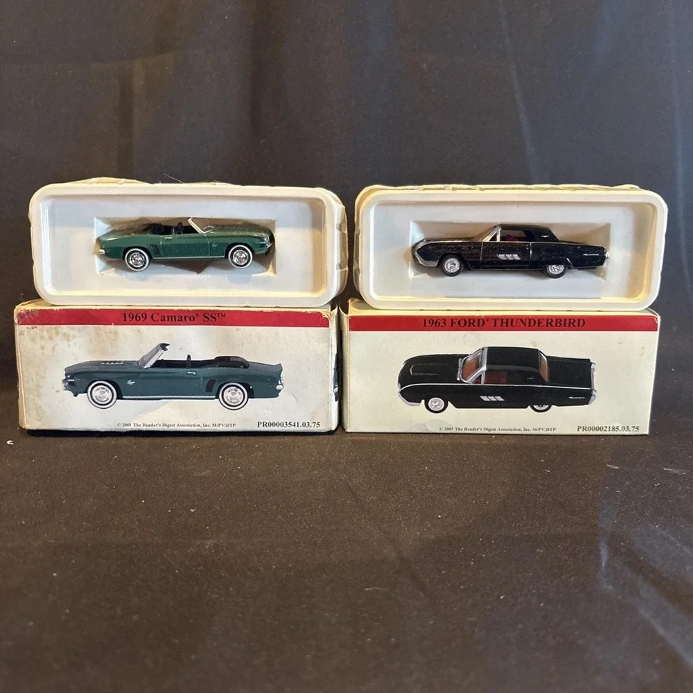 2001 readers digest collective cars 69 camero SS And 63 Ford TBIRD